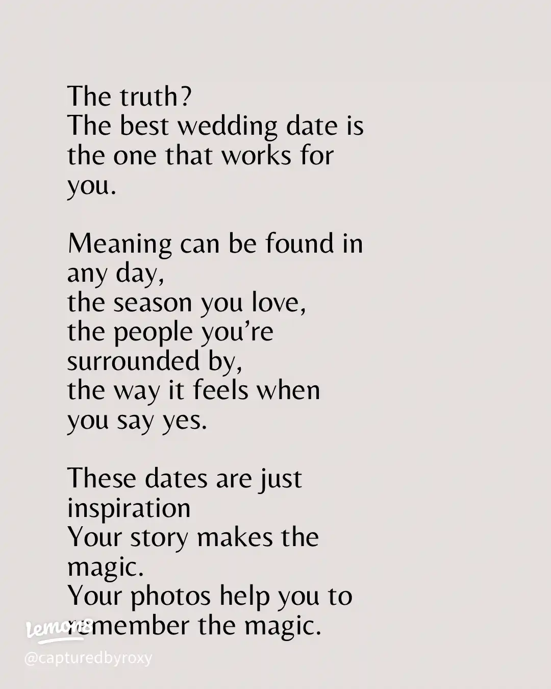 The best wedding dates of 2026?'s images(5)