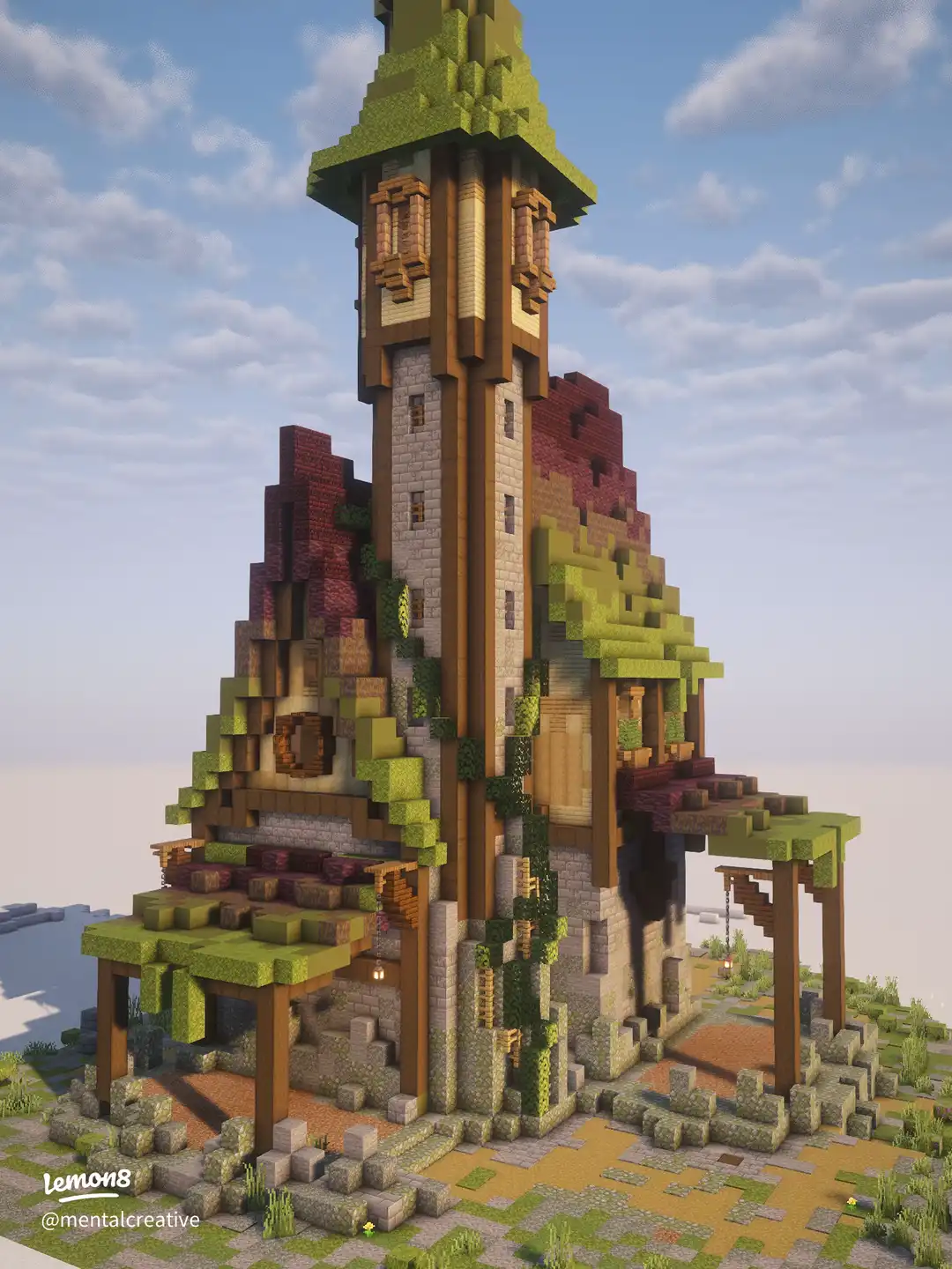 Minecraft fantasy build: the mage shop's images(2)