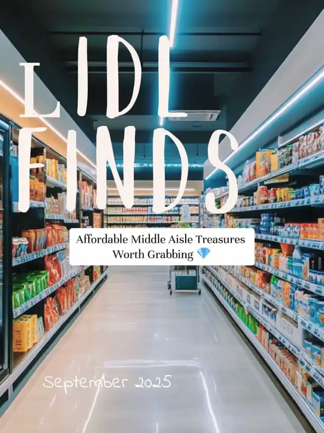 Lidl Finds (middle aisle): September 2025 💎