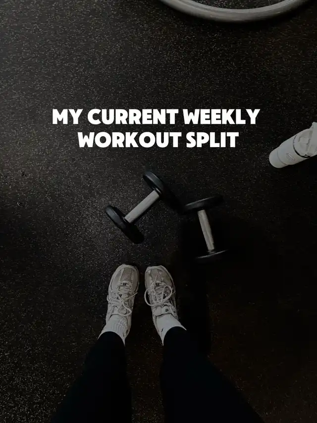 My Current Weekly Workout Split