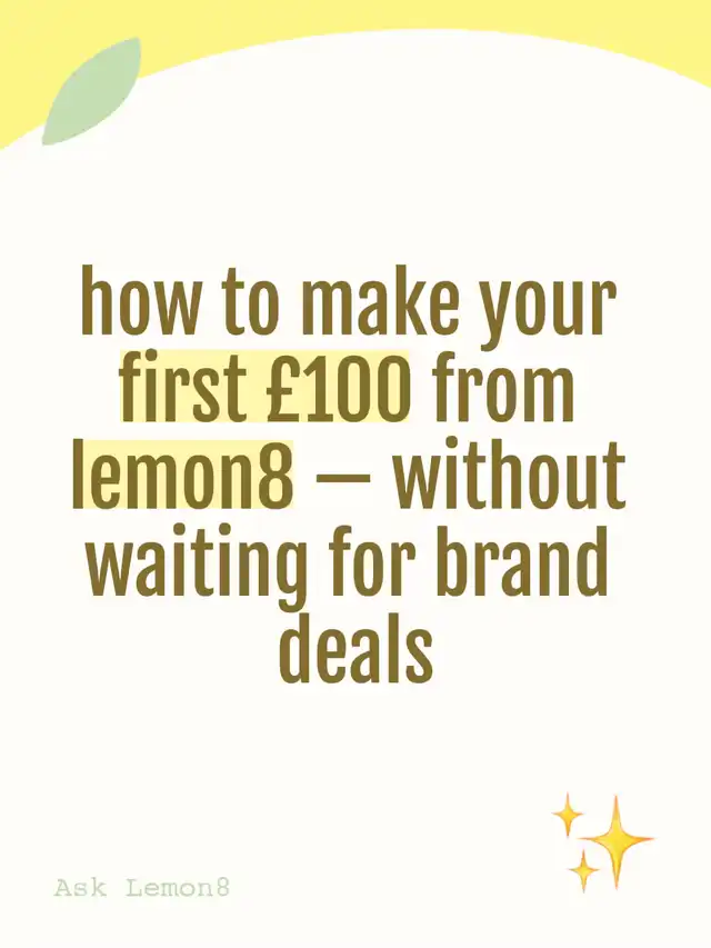 how to start earning thousands with lemon8 🍋