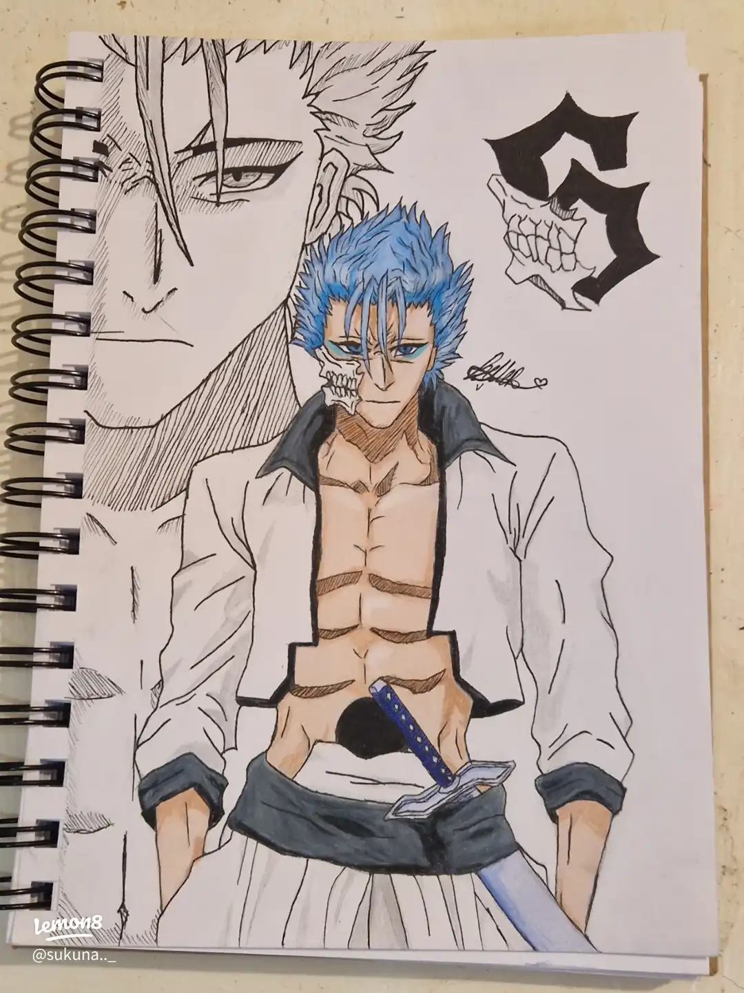 Drawing Grimmjow Jaegerjaquez 's images(0)