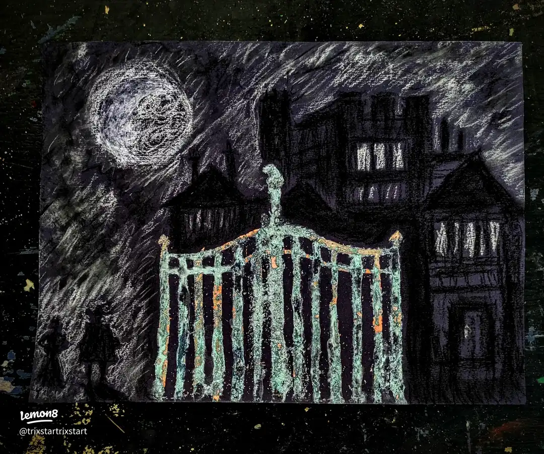 gothic gates to mystery mansion 's images(1)