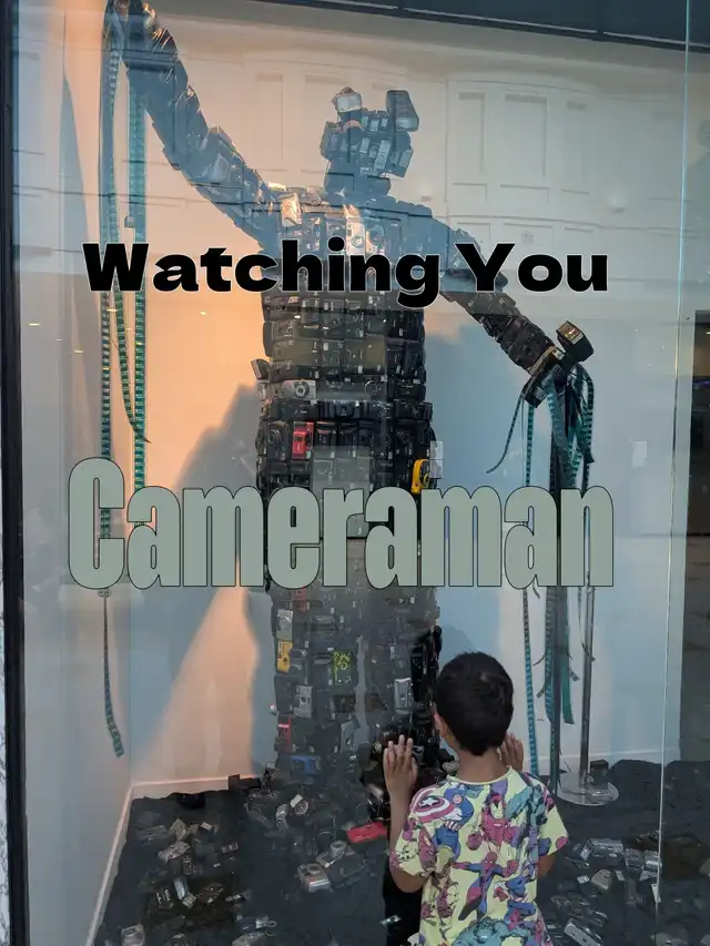 camera machine man