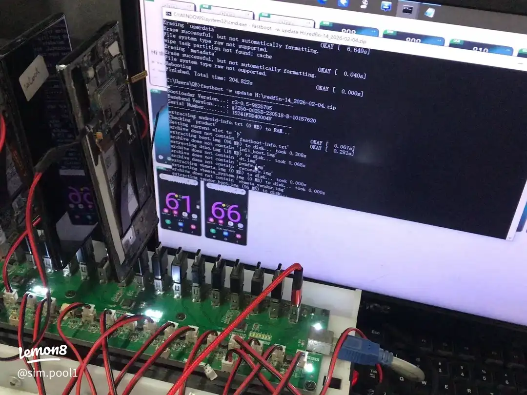 手机主板机无屏无电池省成本工业级稳定低延迟一人可管上百设备可视化中控效率卖点 1. 一人控百机|主板's images(6)