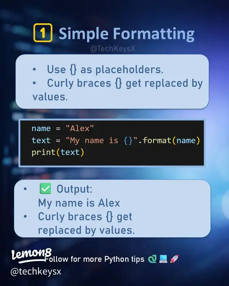 Master Python Format Strings's images(1)
