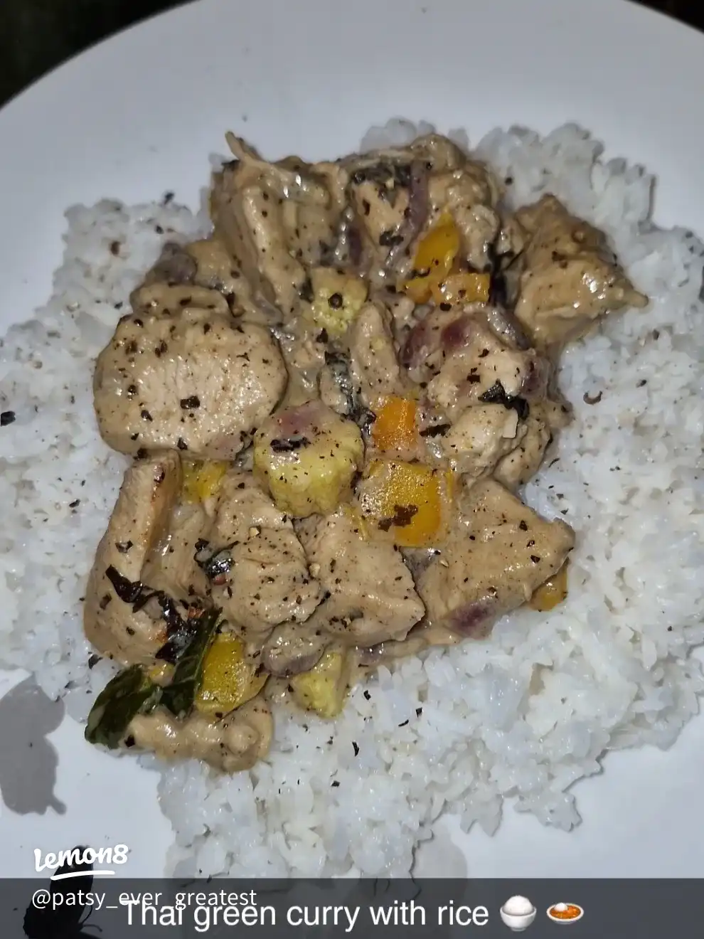 we made Thai green curry with rice 's images(0)