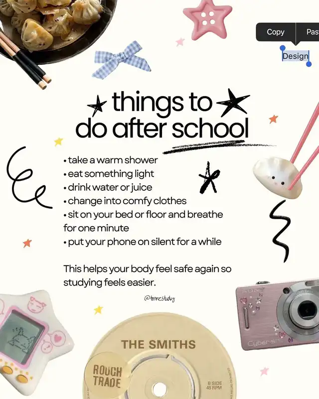 Study self care tips
‧₊ ᵎᵎ 🍒 ⋅ ˚✮