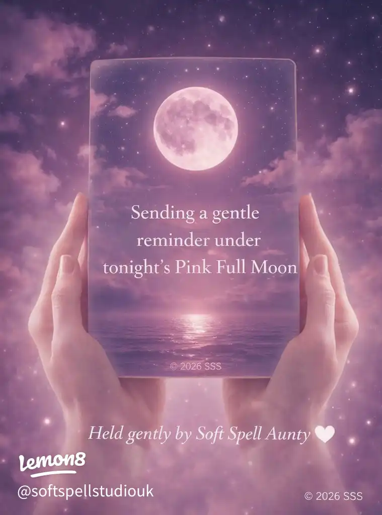 If today feels heavy…
you’re not alone. The Pink Full Moon
is here to help you 🌸's images(1)