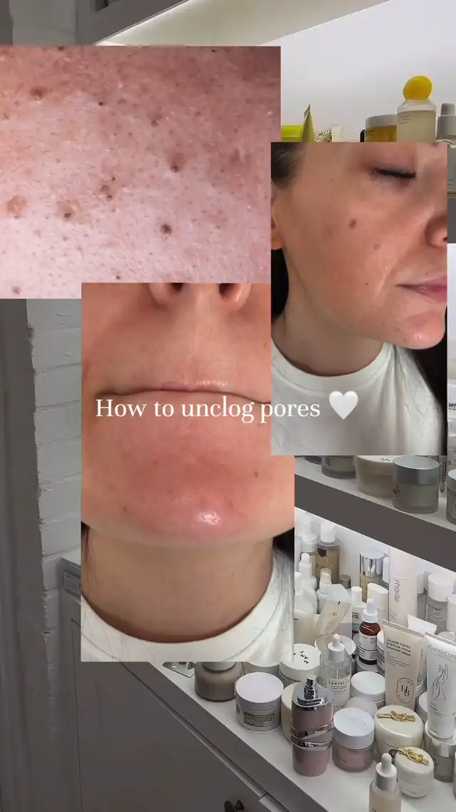 How to unclog pores 🤍