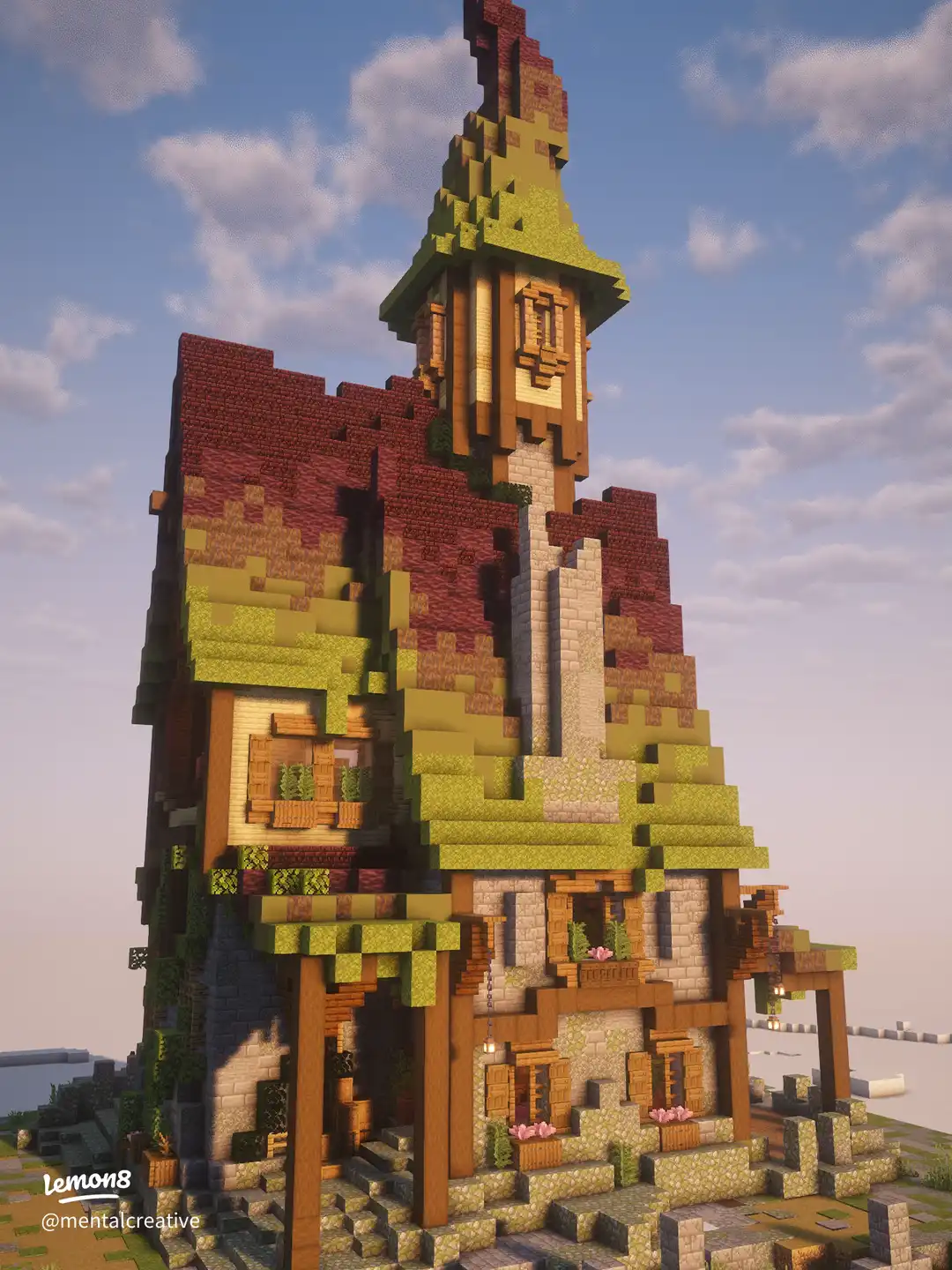 Minecraft fantasy build: the mage shop's images(0)