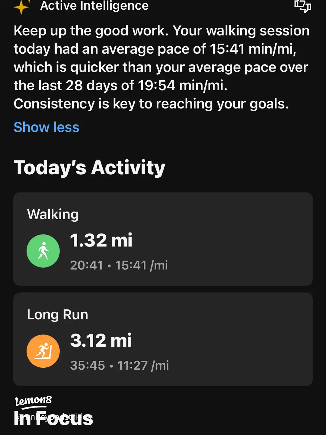 Garmin’s long run suggestionBody after shifts said 5k's images(2)