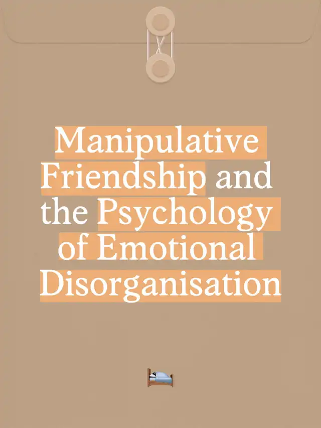 How some friendships can evolve