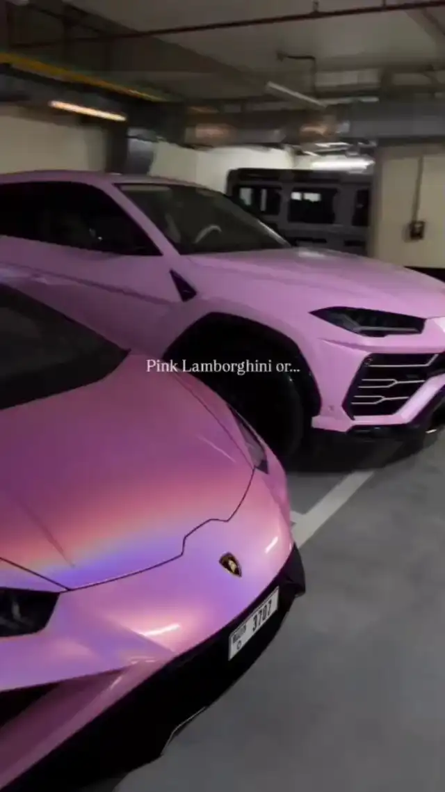 Pink Lamborghini