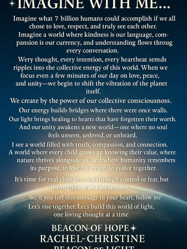 ✨ Imagine with Me… ✨