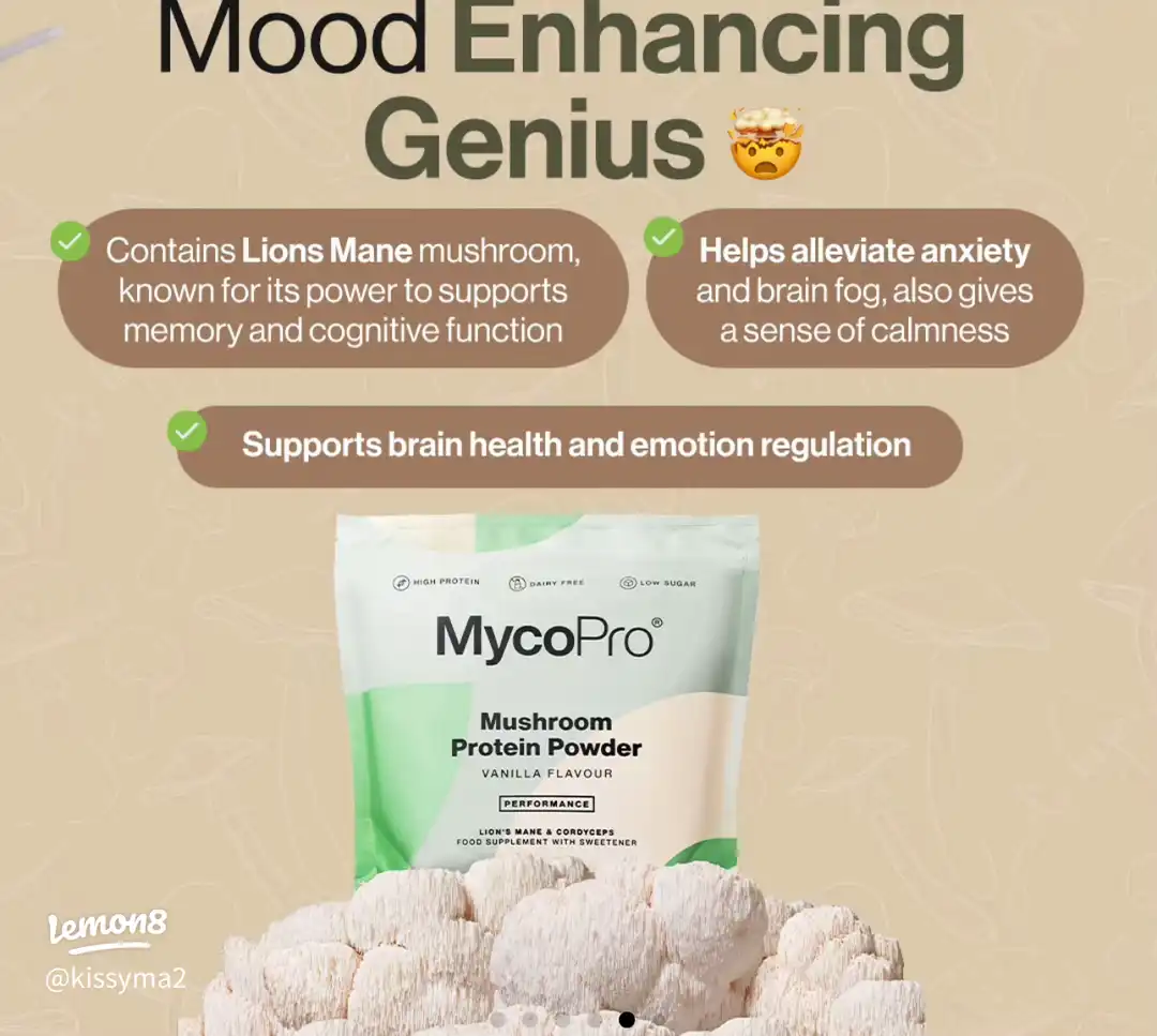 Mushroom protein powder food supplement's images(1)