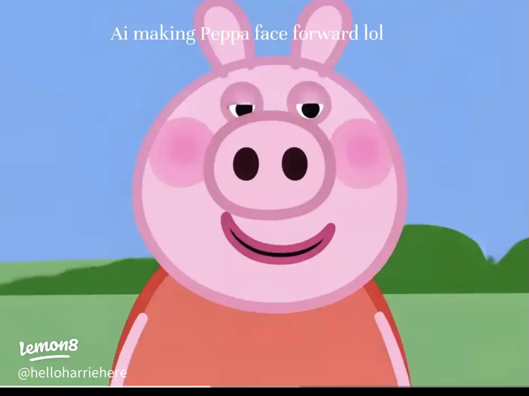 Ai making Peppa face forward lol's images(0)