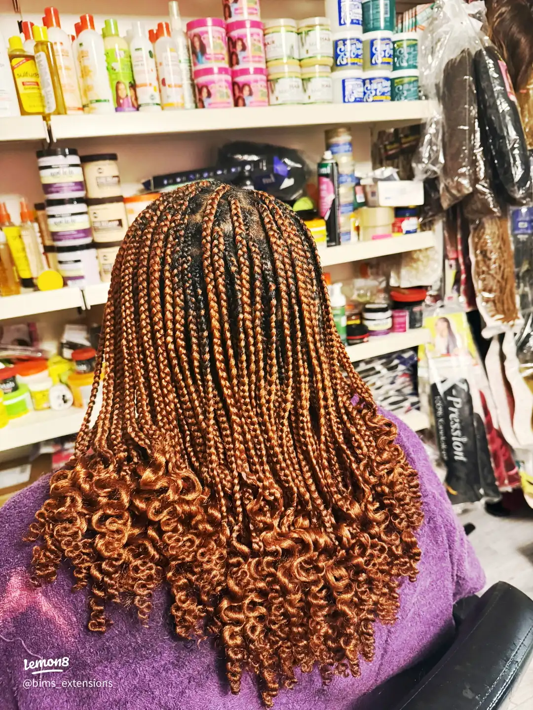 Knotless braids with curls 's images(0)