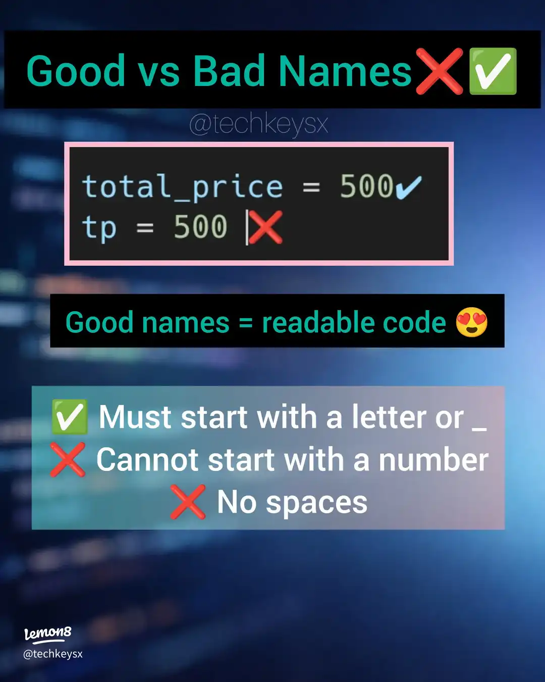 Python Variable Names Explained (Avoid These Mista's images(3)