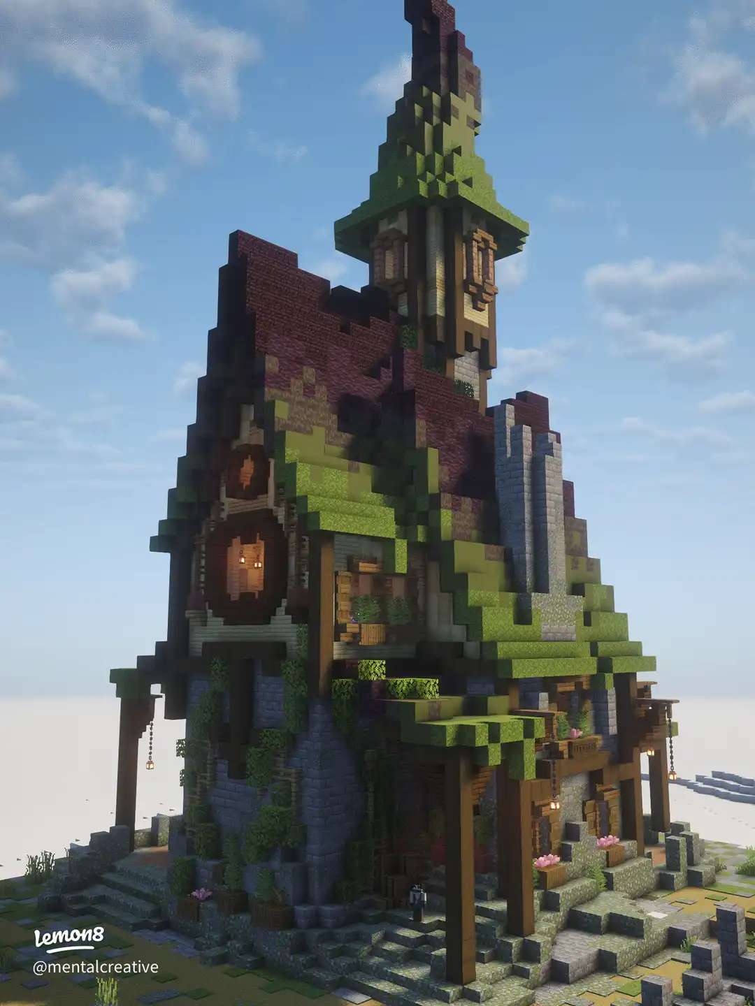 Minecraft fantasy build: the mage shop's images(1)