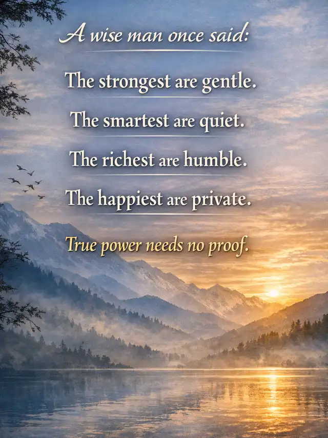 Real power is quiet simple private and unforced up