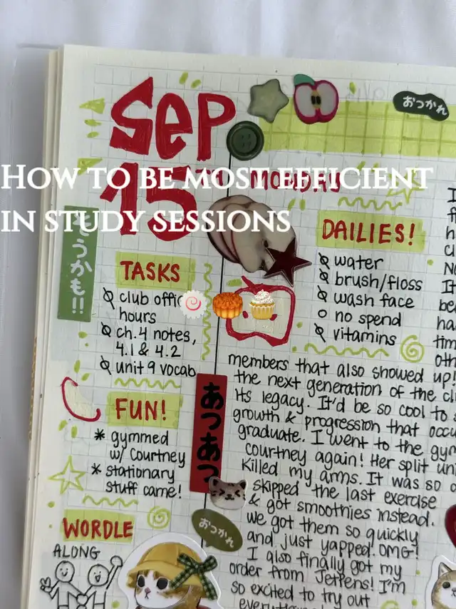 How to be most efficient in study sessions